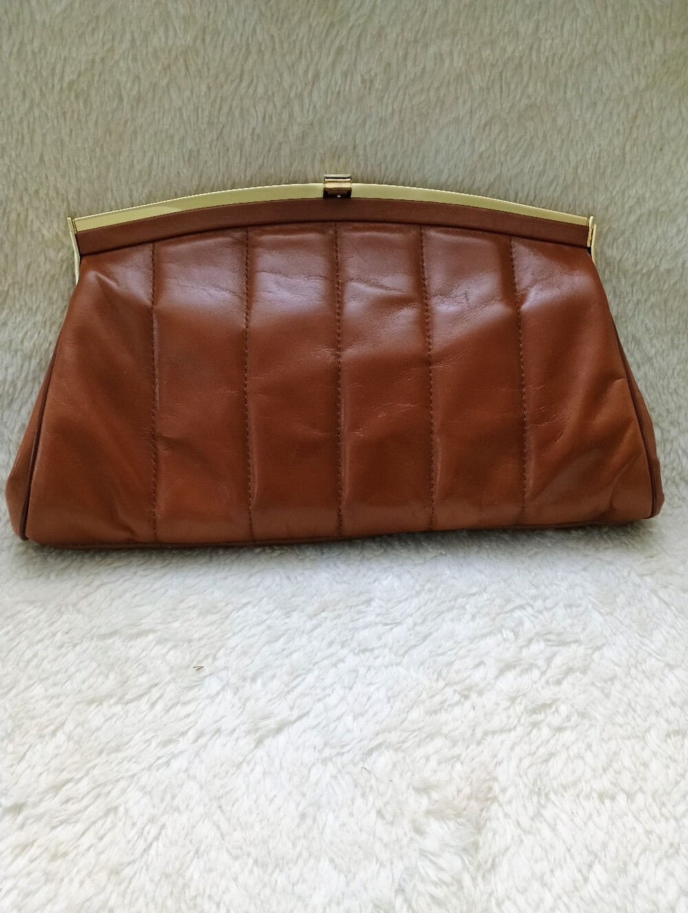 Vintage 1960s Socialites by Theodor of California Leather Clutch